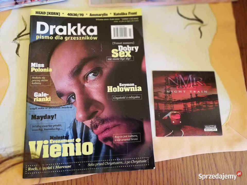 Magazyn Drakka z płytą CD rock młodzież UNIKAT Rok wydania 2010 Czasopisma