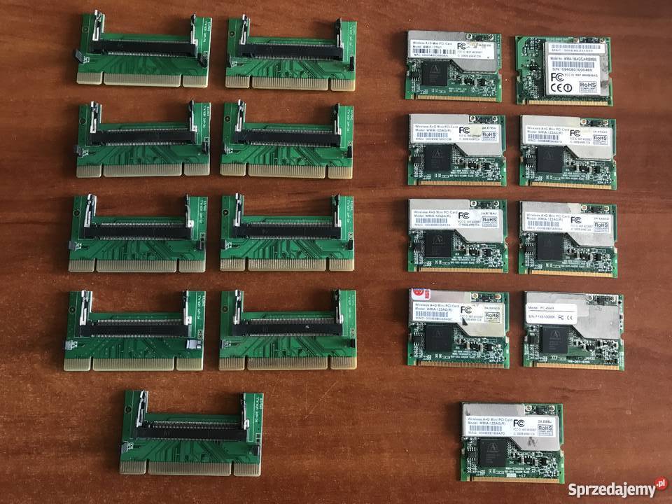 Karty minipci AG Adaptery minipciPCI karta sieciowa Internet i komunikacja lubuskie Zielona Góra