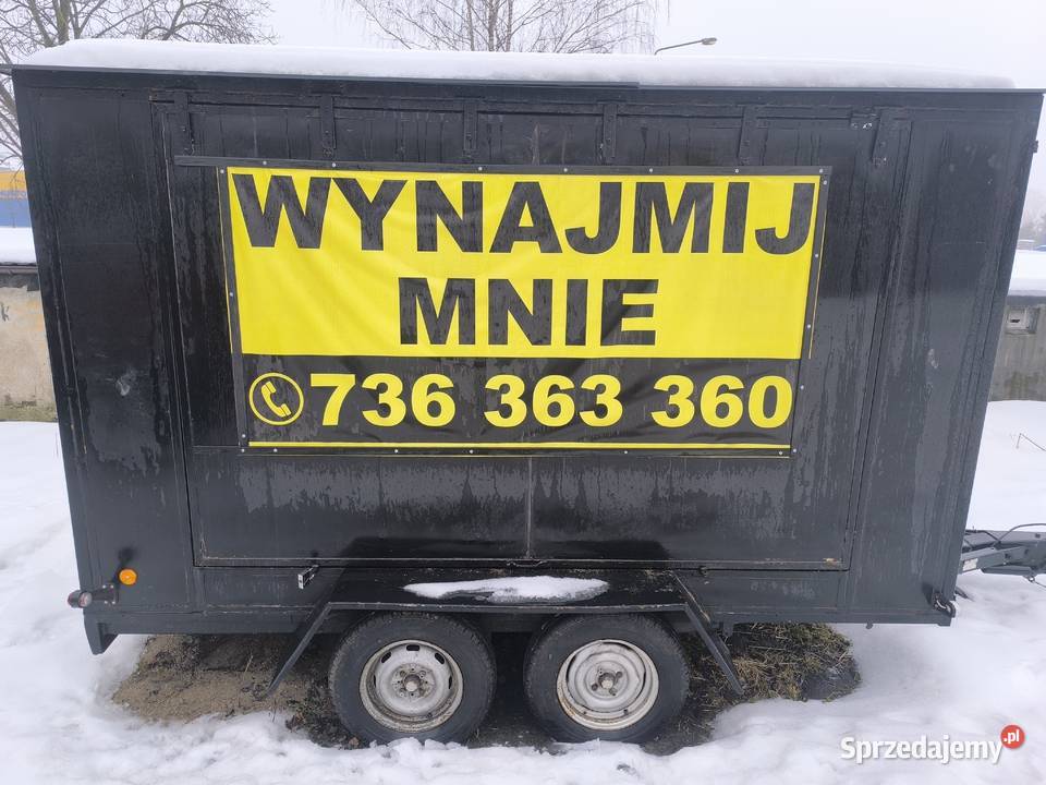 Przyczepka które ntener Lidzbark Warmiński