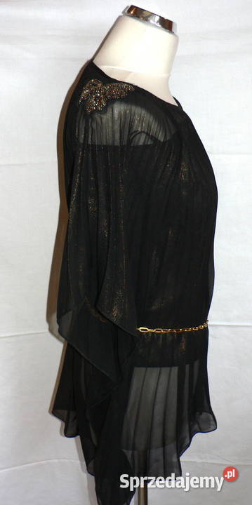 River Island cudna bluzka 40 czarny