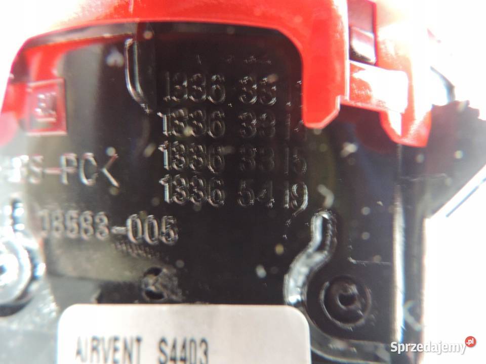 OPEL CORSA D KRATKA NAWIEWU NOWA 13417358 Kratki nawiewu