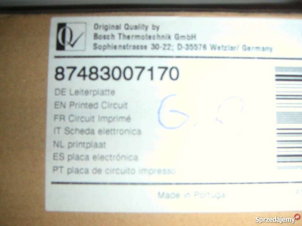 Sterownik płyta główna do Junkersa CarepurSmart Bukowiec