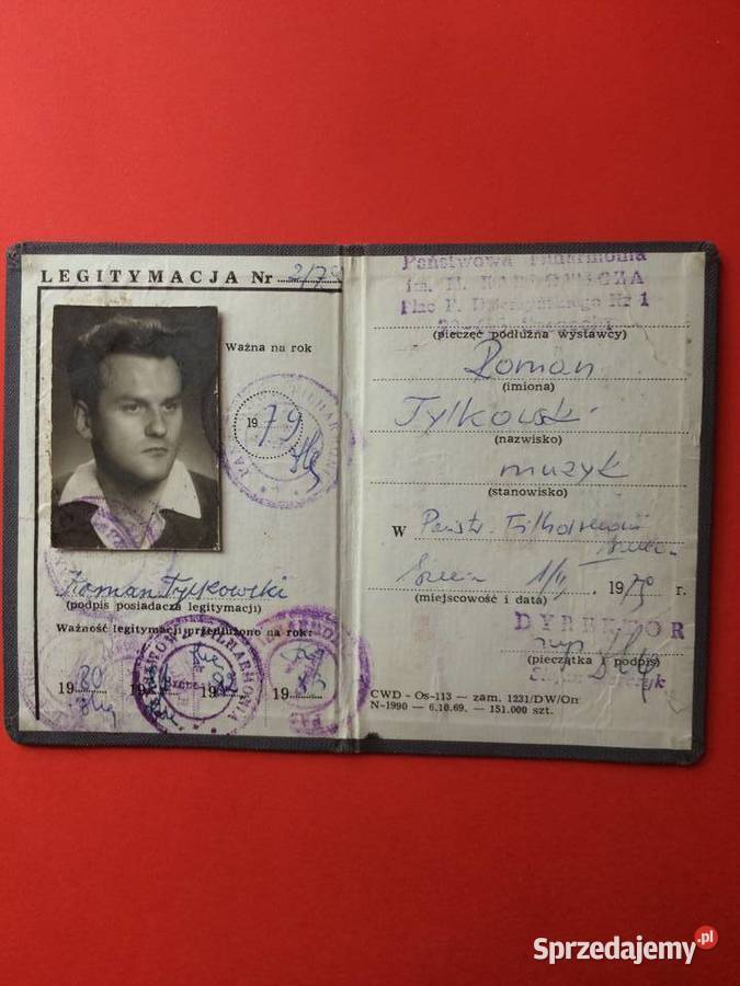 1603 Legitymacja Pracownika 2 zachodniopomorskie