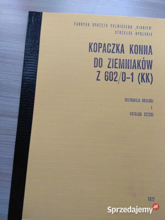 kopaczka z 60201KK instrukcja i katalog podkarpackie Stalowa Wola sprzedam