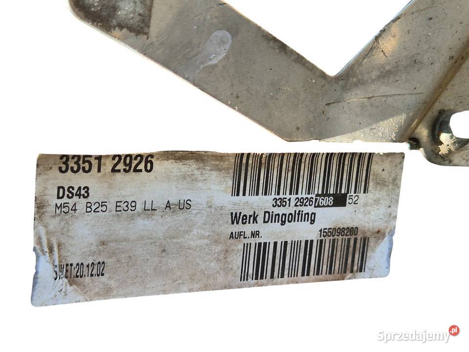 SILNIK BMW e46 03r 25 B 256S5 m54b25 osobowe śląskie Kiczyce