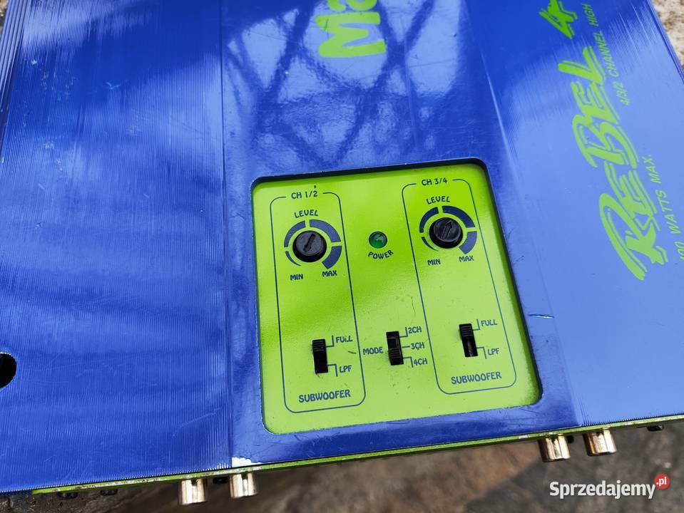 Wzmacniacz samochodowy 4 kanałowy Magnat ReBel Niegowonice