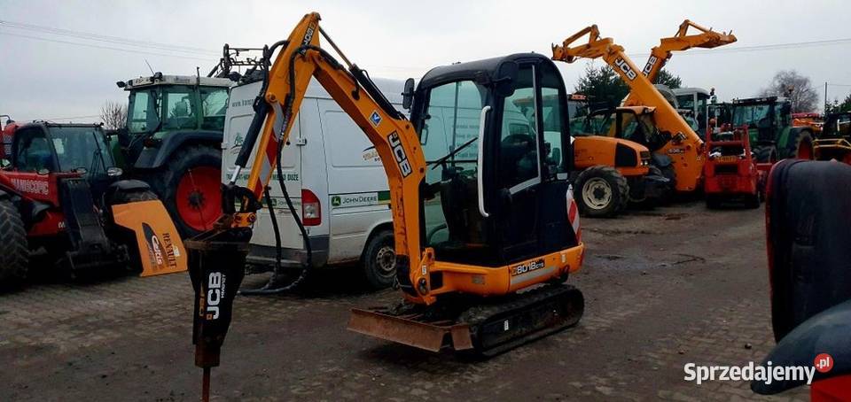 Jcb 8018 CTS 1400mth 2017r 3 łyżki Młot Mini Dobrzyniewo Duże