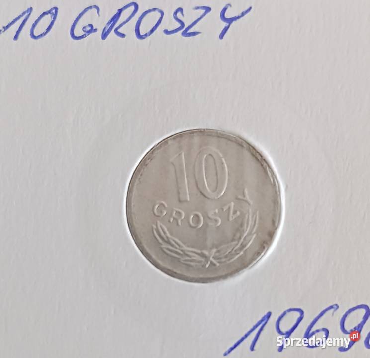 10 Groszy 1969 r PRL ładny stan Konin