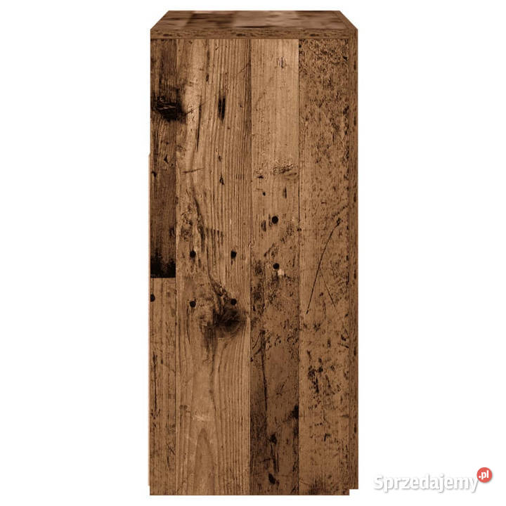 Szafka z oświetleniem LED stare drewno 80x35x75 Warszawa
