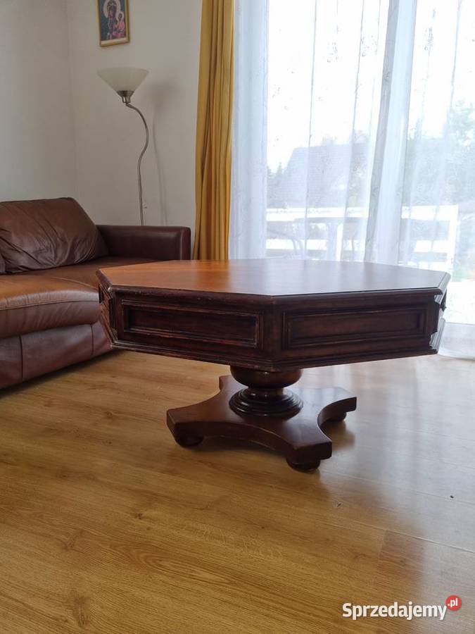 Stolik ośmiokątny antyk Czernica sprzedam