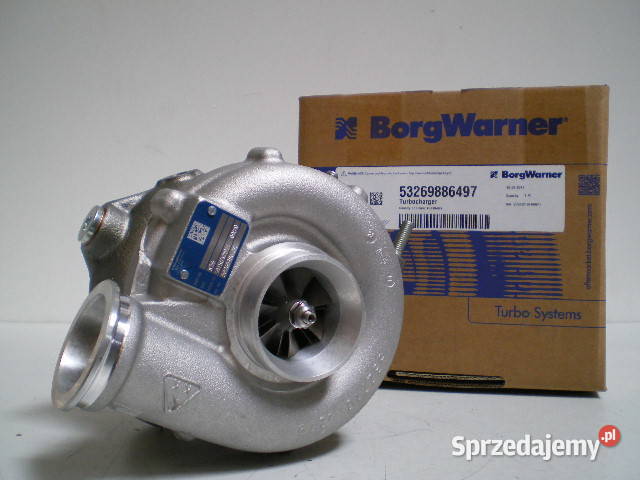 Nowa turbosprężarka BorgWarner KKK 53269886497 osobowe Turbosprężarki Siedlce