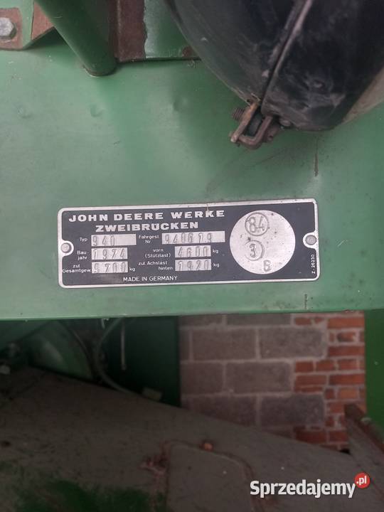 Sprzedam kombajn John Deere John Deere Zbożowe Kutno sprzedam