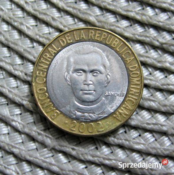 Dominikana 5 Pesos 2002r