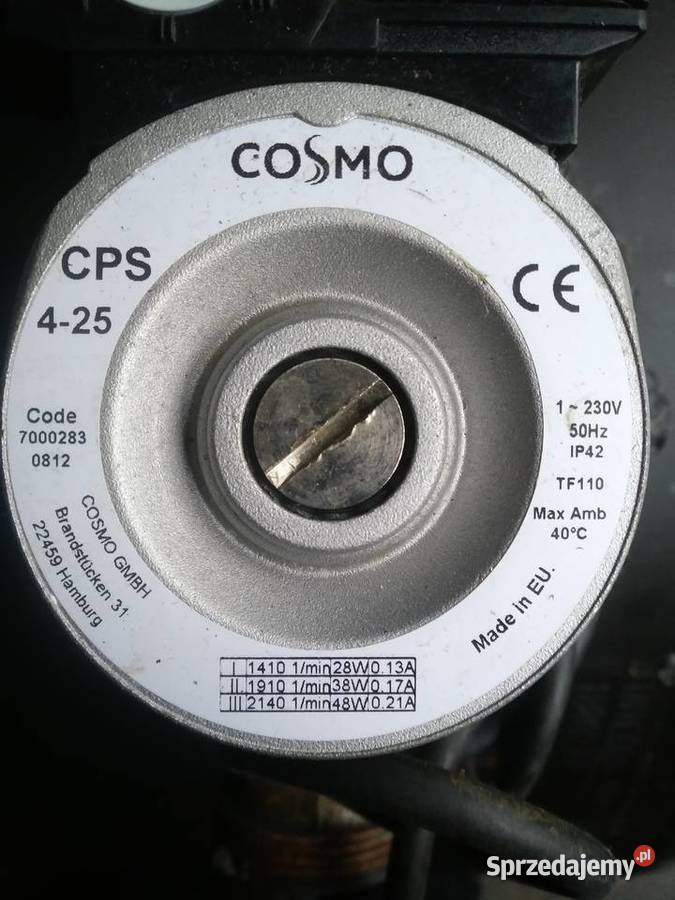 Cosmo Cps 425 Bezdławicowa Pompa Obiegowa Poznań sprzedam