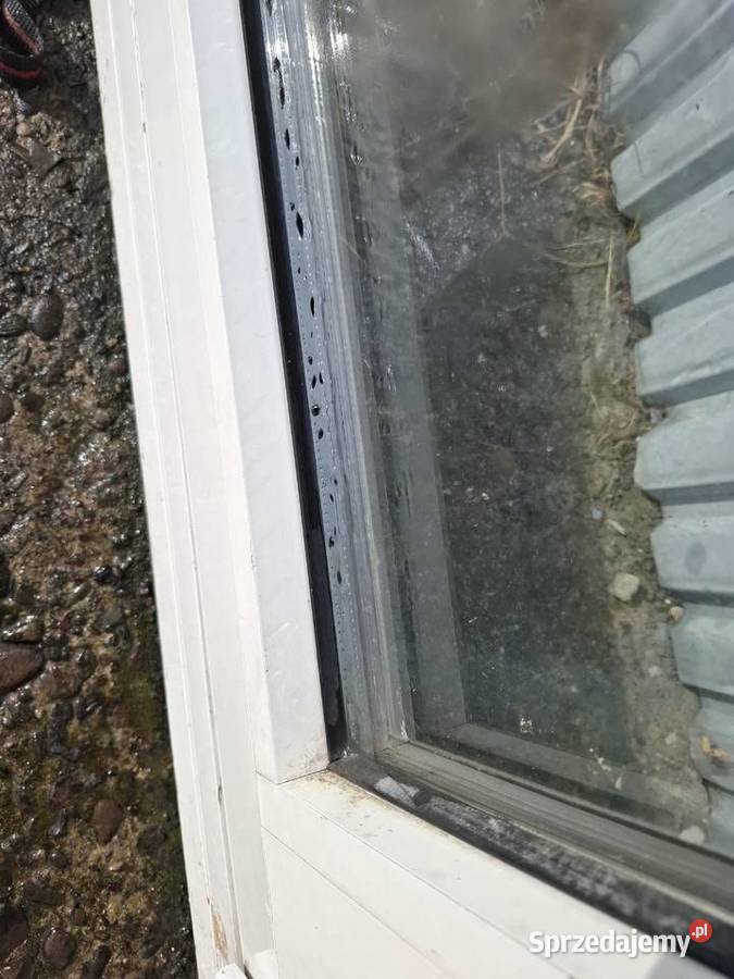 Drzwi aluminiowe zewnętrzne z demontażu Drzwi zewnętrzne
