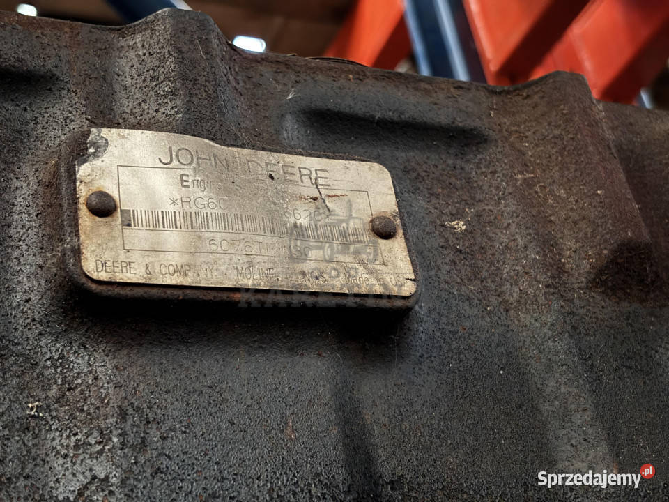 John Deere 7700 7800 6076TRW30 R122736 Silnik