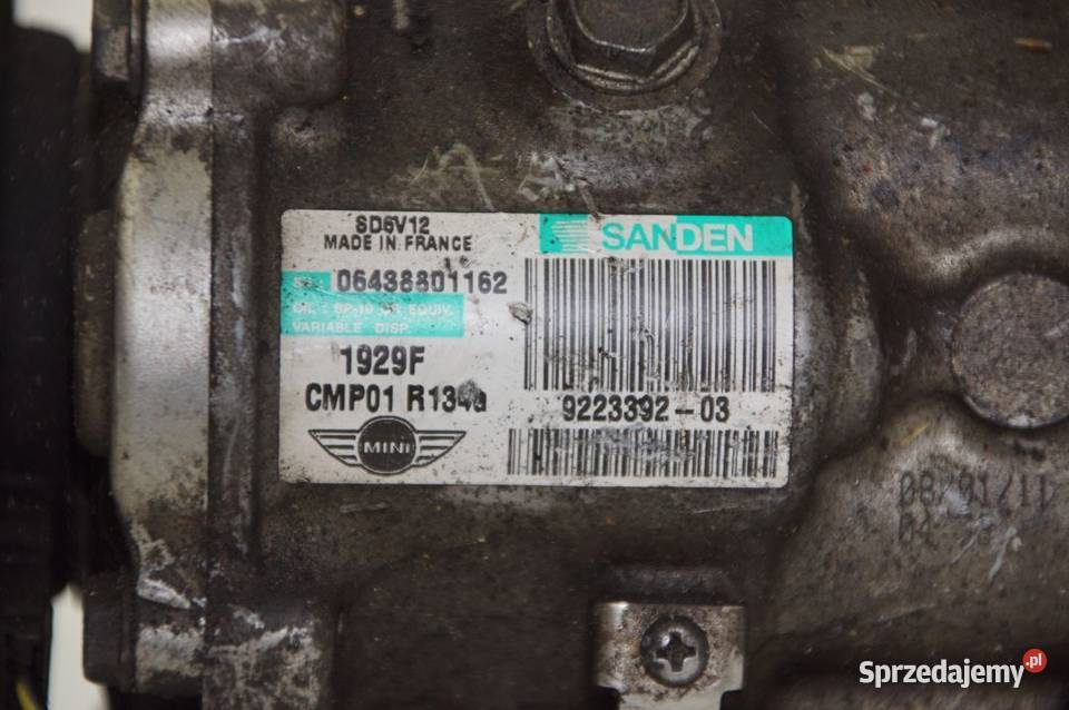 SPRĘŻARKA KLIMATYZACJI 06438801162 CLUBMAN Lipno sprzedam