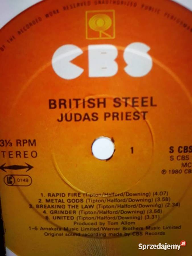 Archiwum heavy rocka JUDAS PRIEST British Steel Płyty i kasety podkarpackie