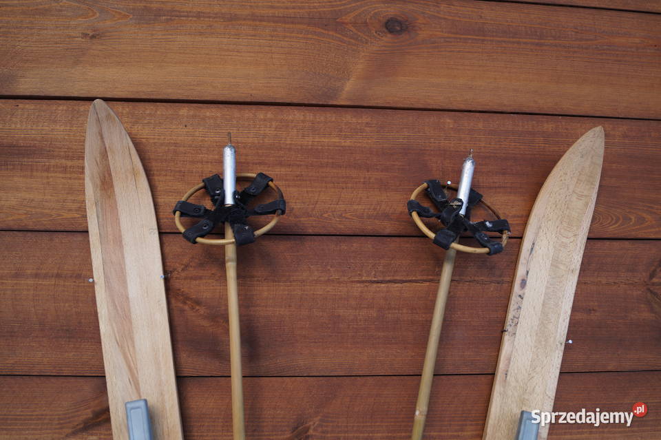 Stare narty dziecięce 100 kijki Pozostałe Pruchnik