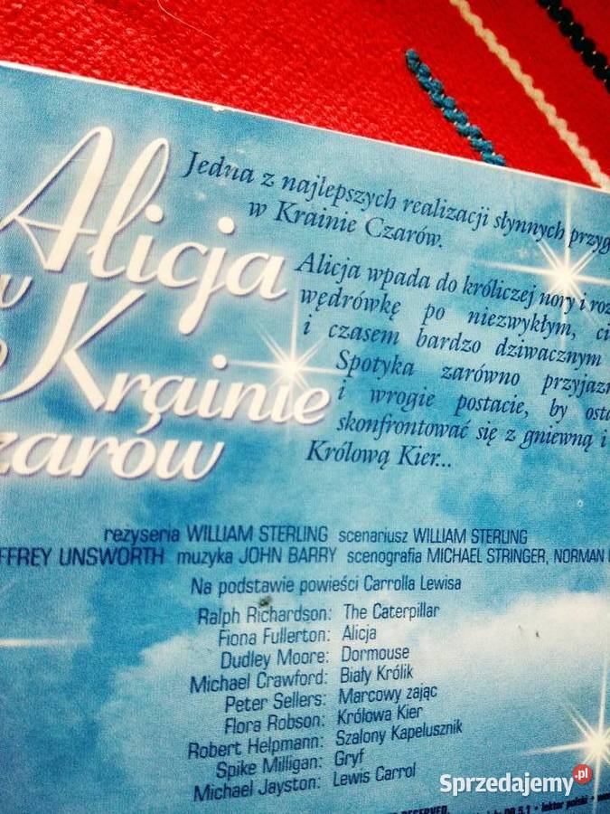 Alicja w Krainie Czarów Sellers filmy dvd Warszawa