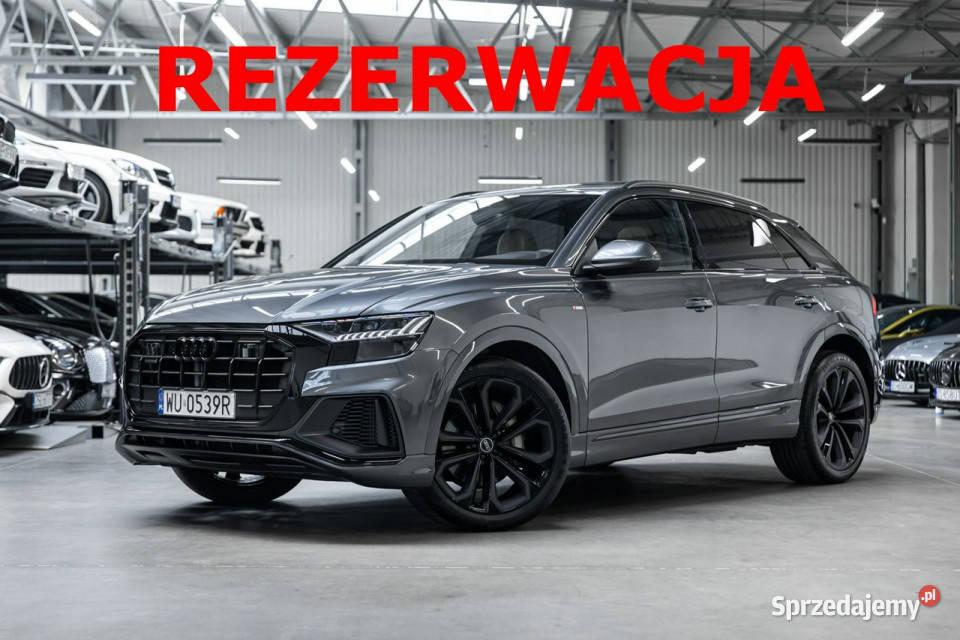 Audi Q8 30 TFSI 340 Webasto Masaże Wentylacja asystent pasa ruchu