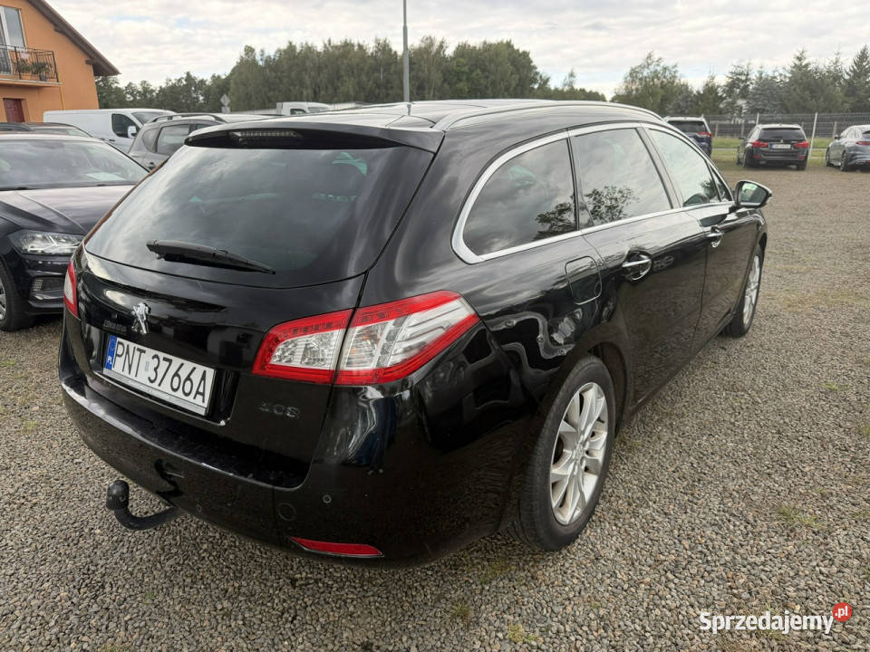 Peugeot 508 navi panorama gwarancja 170 I czarny wielkopolskie