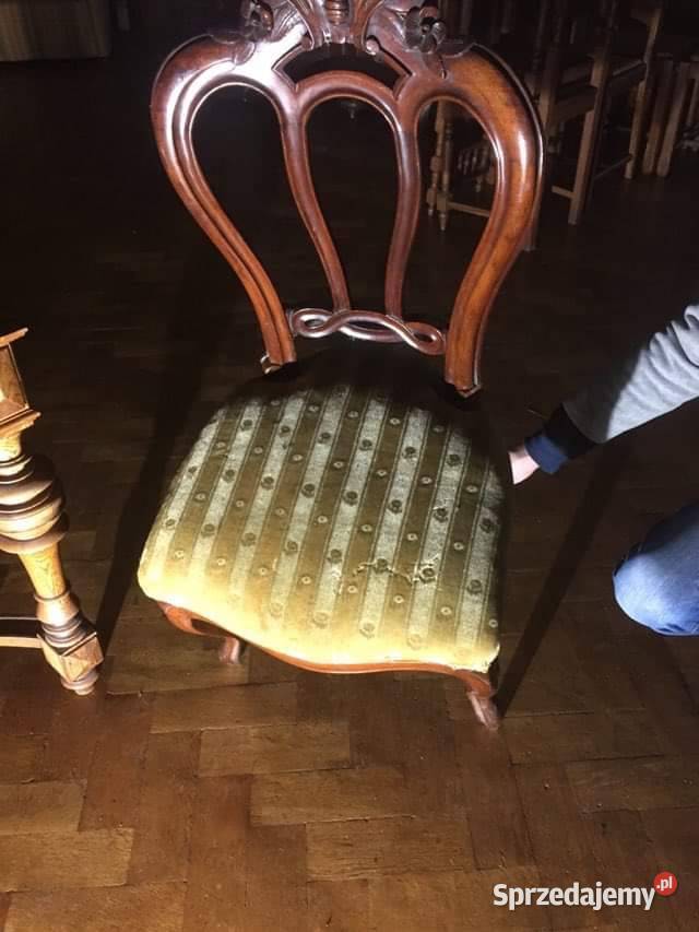 Krzesła ludwikoskie Wólka Piotrowska sprzedam