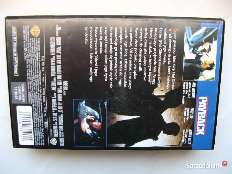 VHS Godzina zemsty Mel Gibson Lucy Liu pełne