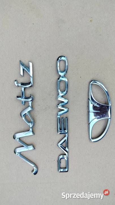 Emblemat logo znaczek napis Daewoo Matiz Bydgoszcz