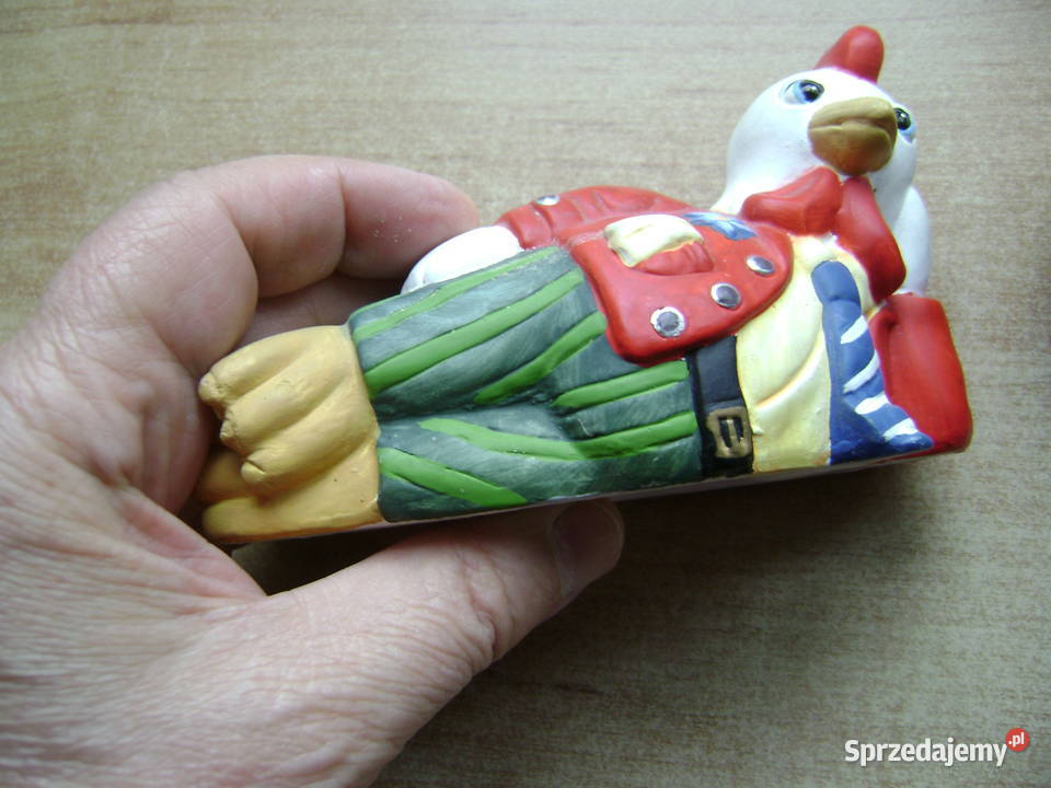Starocie z PRL Zestaw 2 Figurki ceramiczne Rękodzieło sprzedam