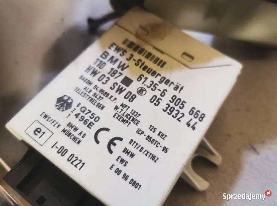 Zestaw startowy EWS BMW E39 m52tu sedan stacyjka Żory