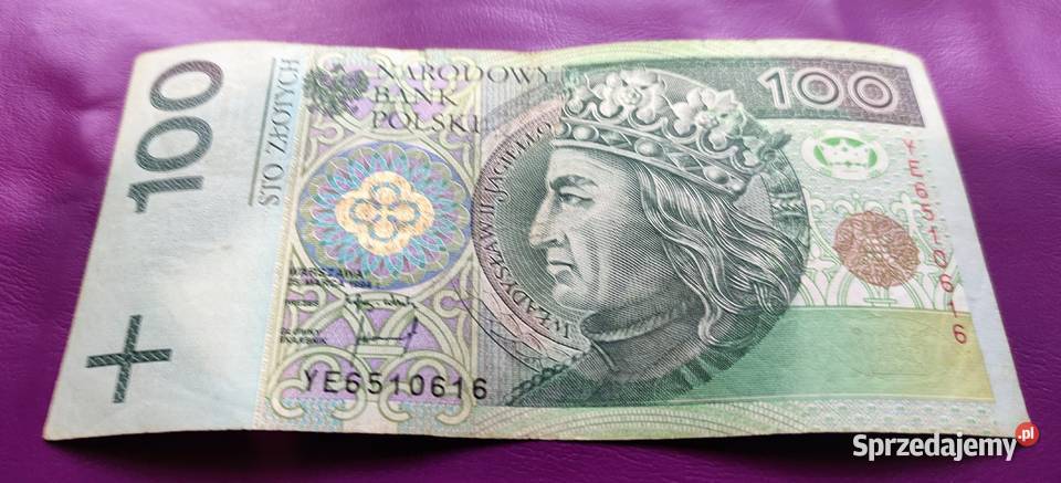 Banknot kolekcjonerski 100 1994 seria mazowieckie
