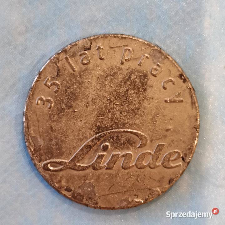 Medal 35 lat pracy Linde Gaz Polska Łódź