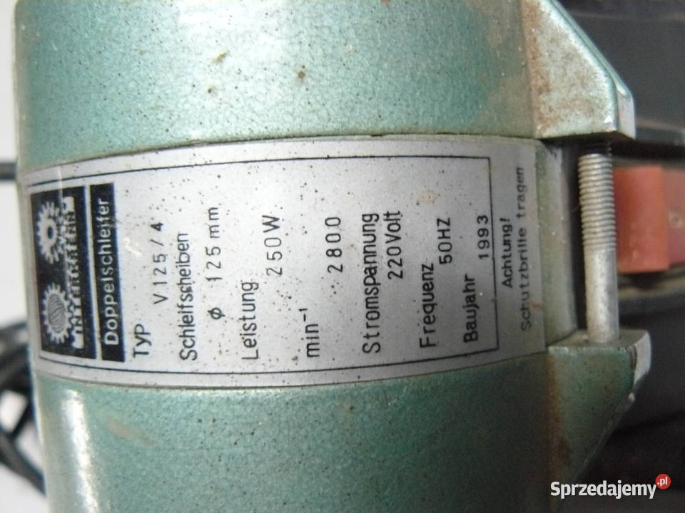 Szlifierka stołowa ddr warsztat 250 wat Nowa Sól