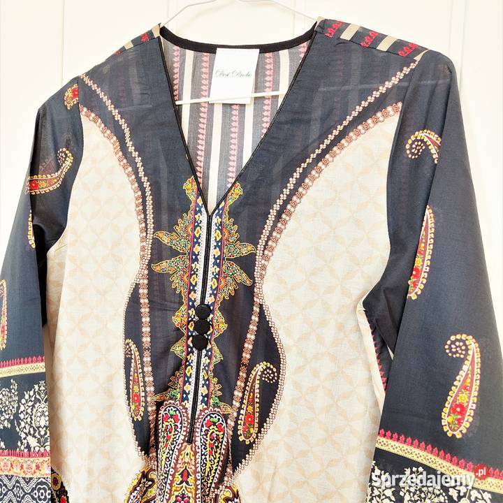 Nowa indyjska tunika S 38 bawełna kameez orient Szczecin