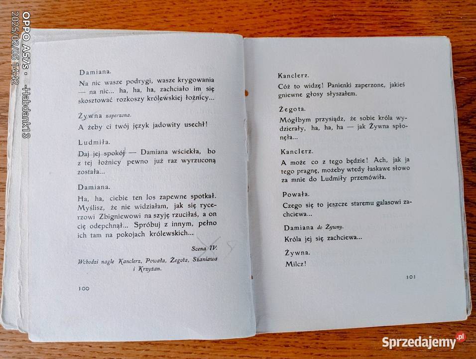 Pierwodruk Odwiecznej baśni StPRZYBYSZEWSKIEGO z Bychawka Trzecia