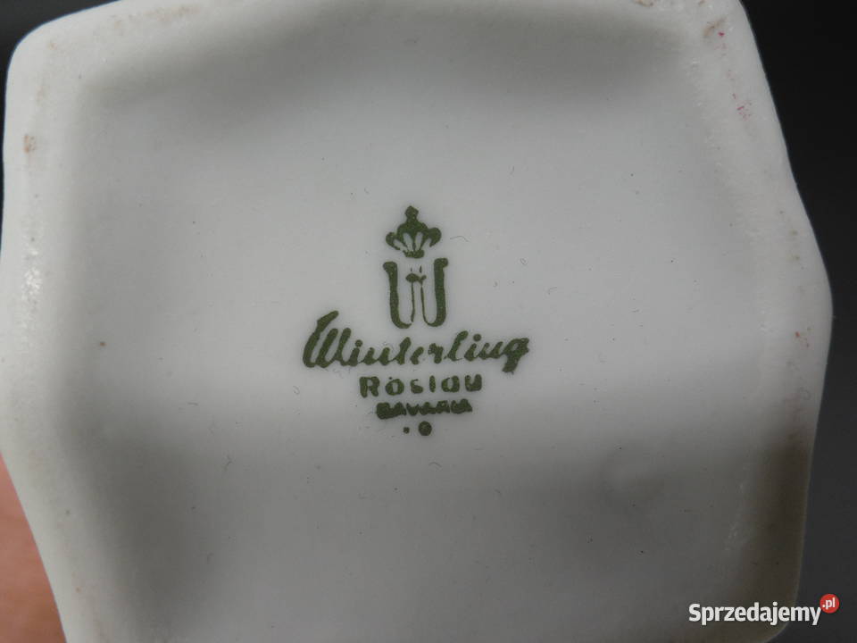 Wazon Modernistyczny Op Art Winterling Bavaria Porcelana i szkło