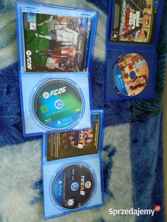 Konsola PlayStation 4 slim okablowanie 3 gry Łagiewniki