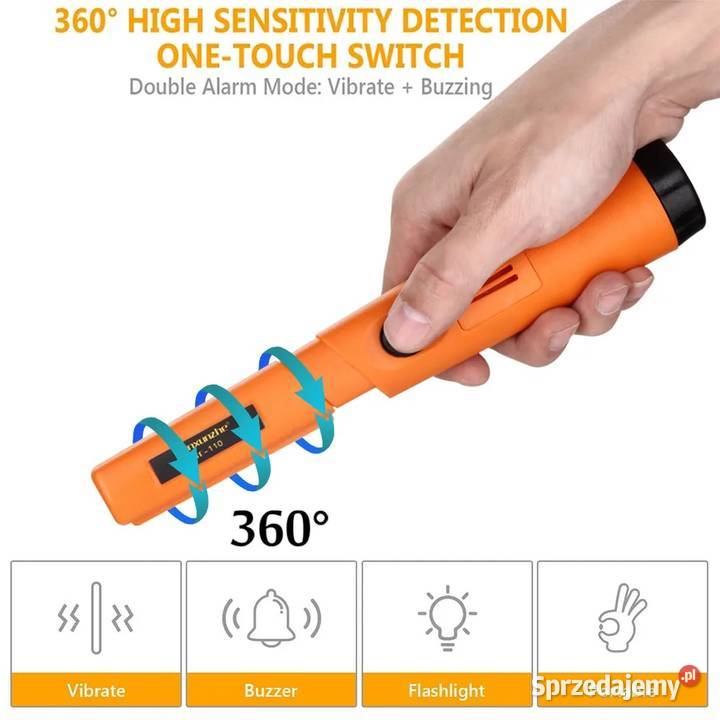 Wykrywacz metalu Tanxunzhe TC110 wodoodporny dolnośląskie Wrocław