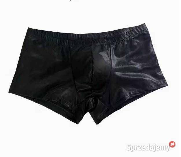 Nowe męskie bokserki z ekoskóry Bielizna Gorlice