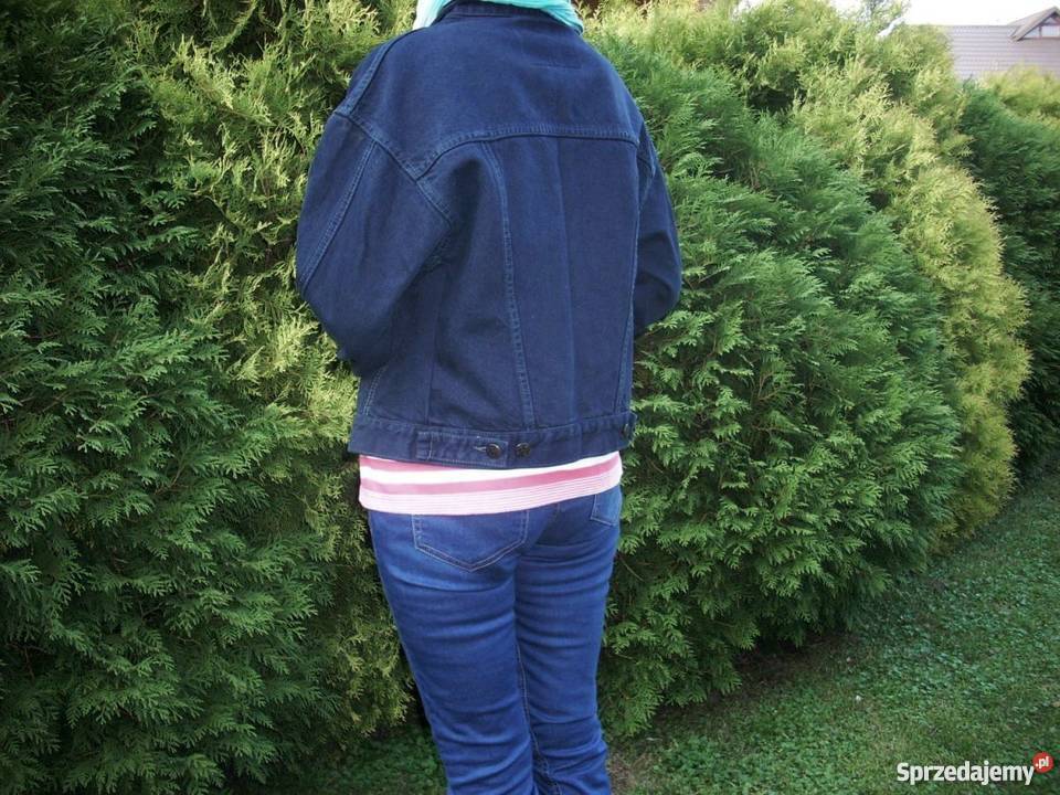 Kurtka Dżinsowa Jeansowa Granatowa 38 40 Nowy Sącz