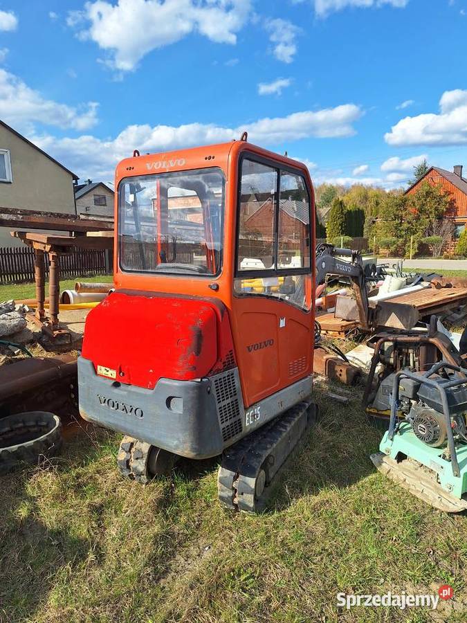 Minikoparka VOLVO EC 15 Rok produkcji 2001 mazowieckie Mińsk Mazowiecki