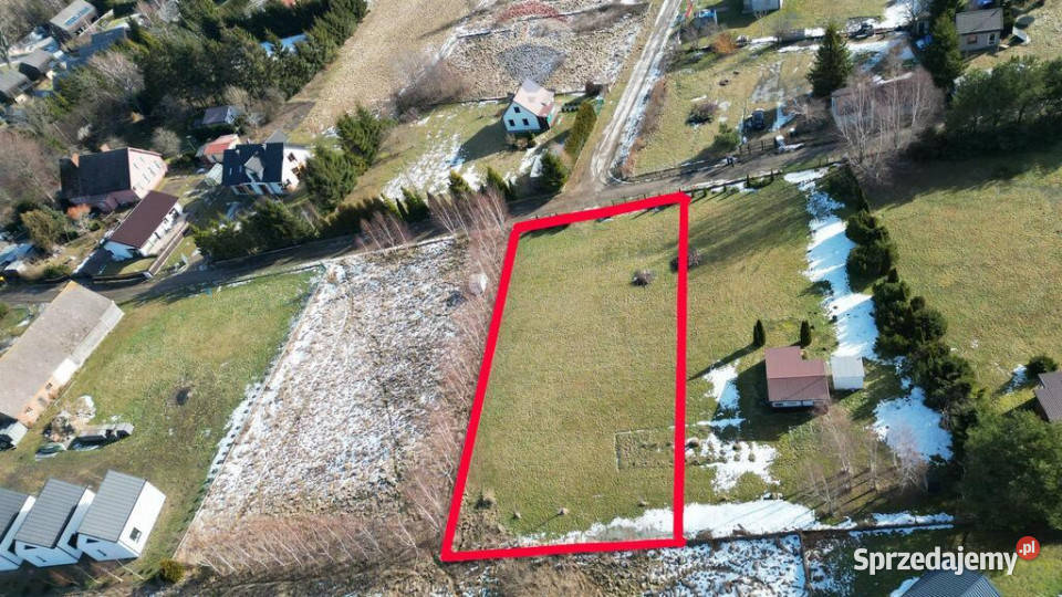 Działka inwestycyjna morzem jeziorem Jezierzany