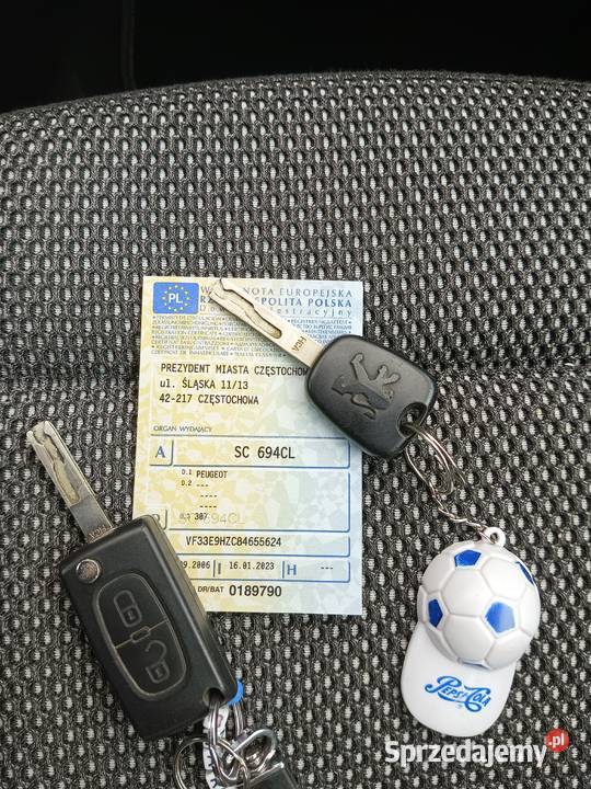 Peugeot 307 kombi 16hdi 109Wersja OXYGO OC i PT śląskie Częstochowa