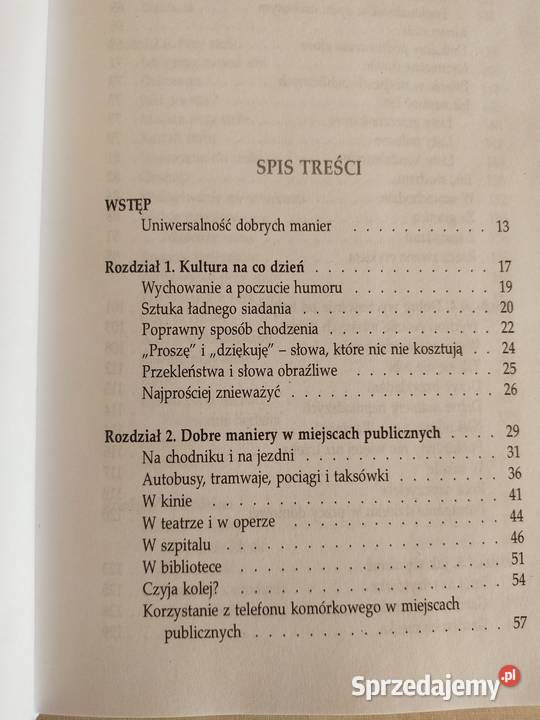 Poradnik dobrych manier A G dr Castro Siedlce
