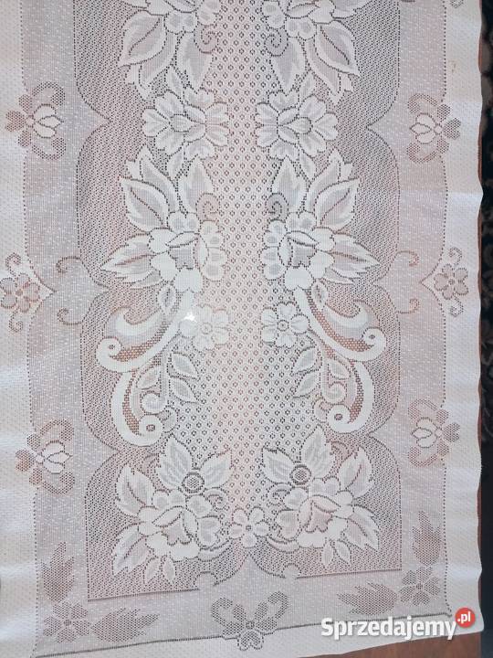 Bieżnik serwetka prostokątna biała rozmiar Łódź