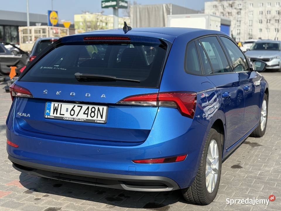 Skoda Scala 16 TDI Ambition Błękit Race 4/5 mazowieckie Warszawa