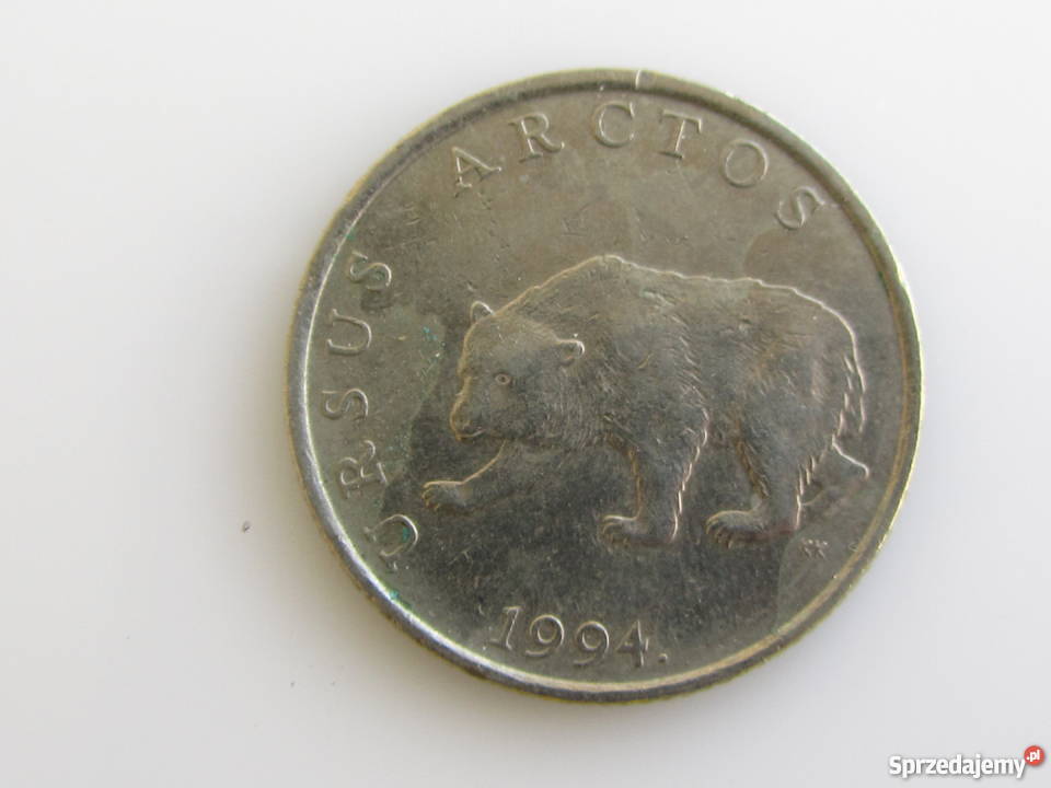 Moneta 5 Kuna Kun 1994 r Chorwacja Numizmatyka warmińsko-mazurskie Olecko sprzedam