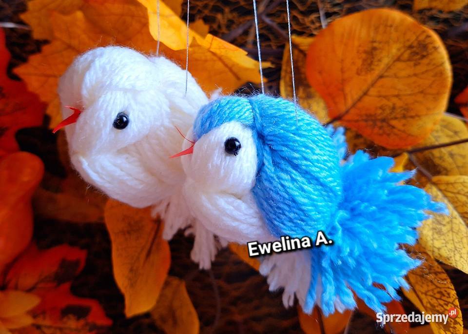 Ptaszki bombka choinka handmade Pozostałe Dębica