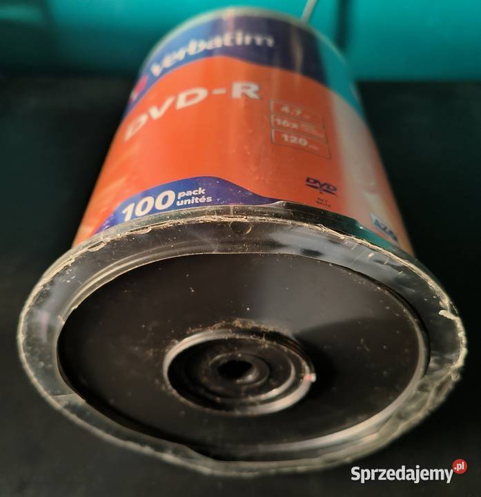 Płyty DVDR Verbatim 100 5 sztuk NOWE w folii Tychy sprzedam